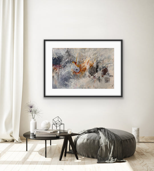 'Fire at The Block' an Original painting - The Block Collection