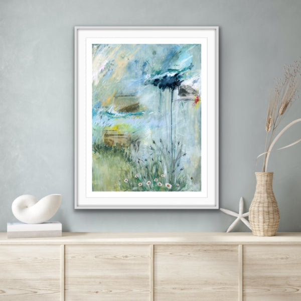 'A Portsea Back beach holiday' Wall Print - The Block Collection