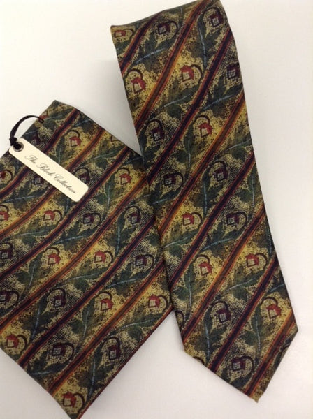 Tie Acorn 100% silk tie - The Block Collection