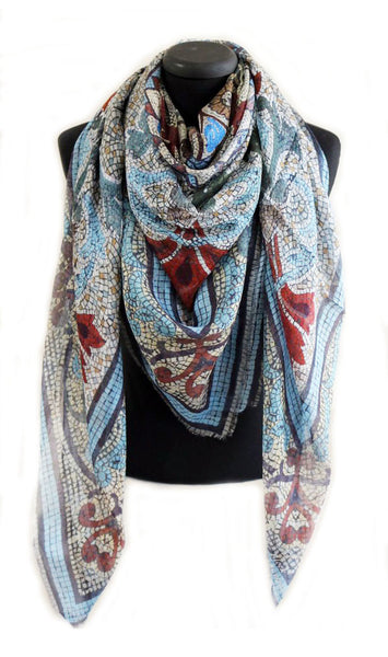 'Collins' Original  LARGE  Modal Scarf 140cm x 140cm - The Block Collection