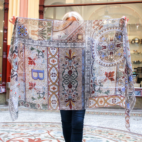 Patchwork Modal LARGE Rectangular Scarf 200cm x 90cm - The Block Collection