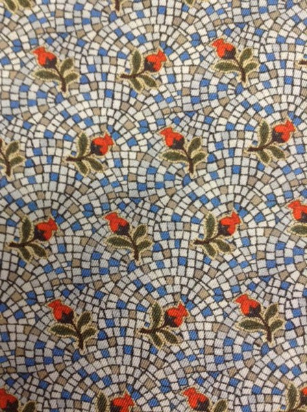 The Gumnut Blossom 100% silk tie - The Block Collection