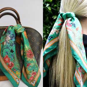 5 Creative Ways to Style our Silk Kerchief Scarf